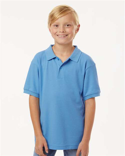 AllPro 62800Y Youth Pique Polo