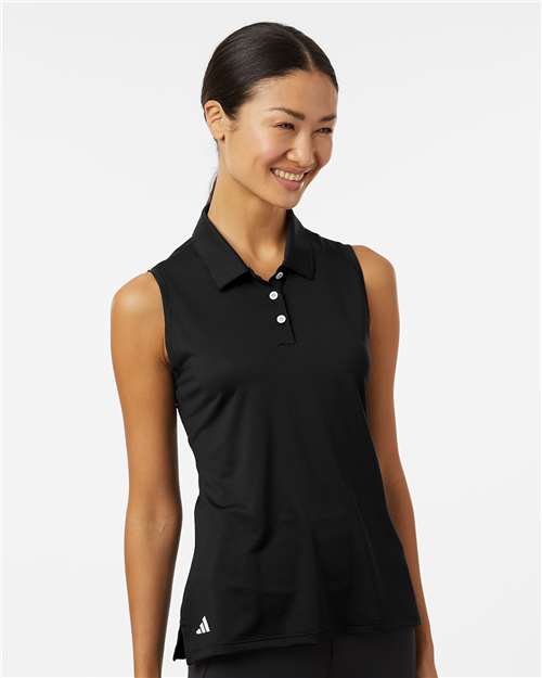 Adidas A1005 Women's Ottoman Sleeveless Polo