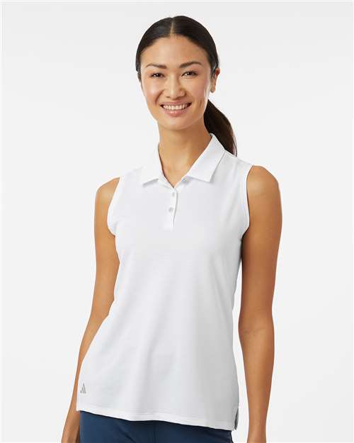 Adidas A1005 Women's Ottoman Sleeveless Polo