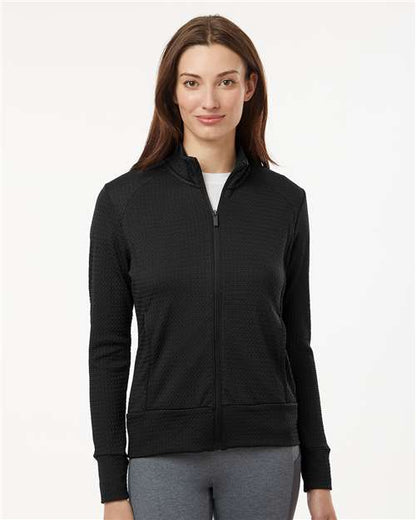 Adidas A1007 Women's Ultimate365 Textured Full-Zip Jacket