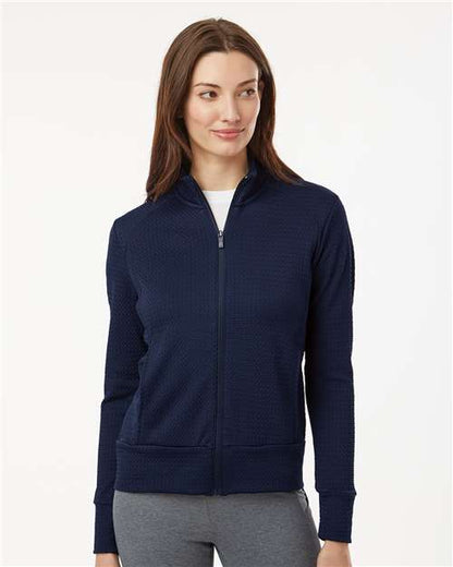 Adidas A1007 Women's Ultimate365 Textured Full-Zip Jacket