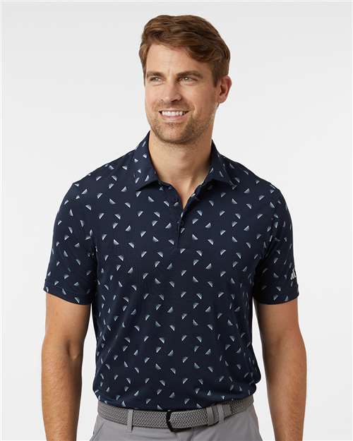 Adidas A2012 Men's Ultimate365 Mesh Print Polo