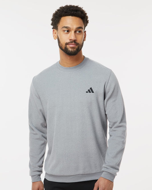 Adidas A586 Men's Terry Loop Crewneck Sweatshirt
