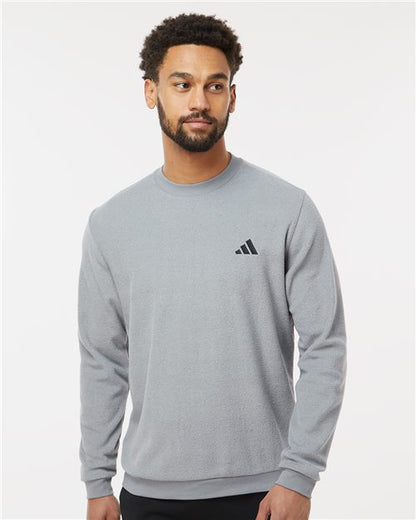 Adidas A586 Men's Terry Loop Crewneck Sweatshirt