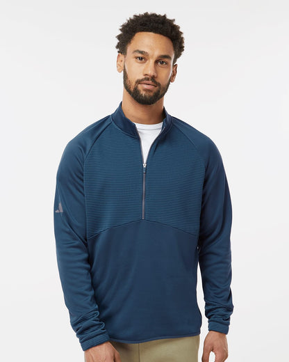 Adidas A587 Men's Performance Quarter-Zip Pullover