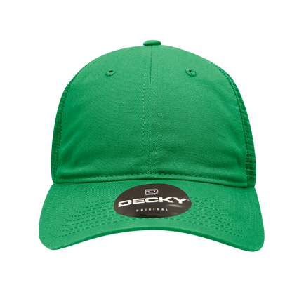 Custom Patch Decky 120 6-Panel Low Profile Relaxed Cotton Trucker Cap