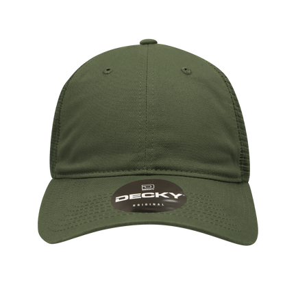 Custom Patch Decky 120 6-Panel Low Profile Relaxed Cotton Trucker Cap