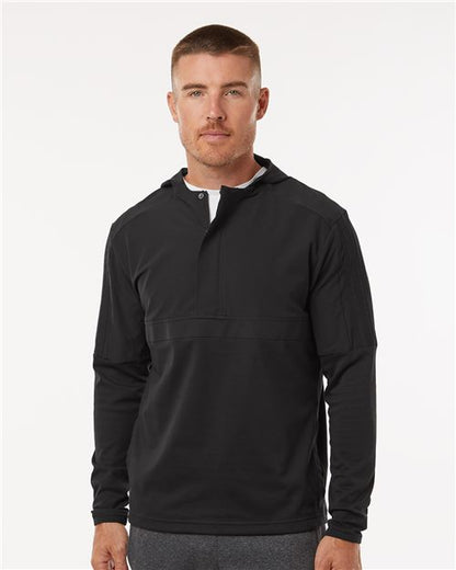 Adidas A607 Men's Half-Zip Hooded Anorak