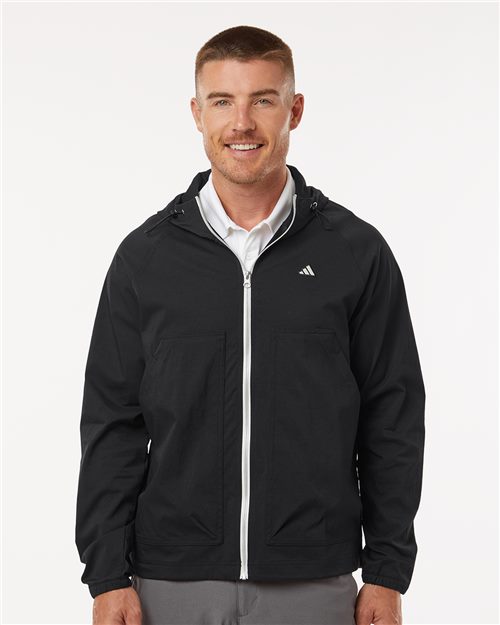 Adidas A2007 Men's Go-To Utility Durable Water-Repellent Full-Zip Jacket - Star Hats & Embroidery