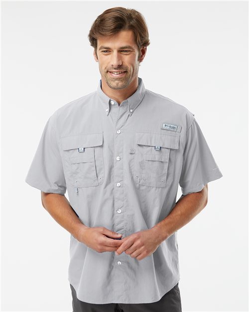 Columbia 212464 Men's PFG Bahama™ II Short Sleeve Shirt - Star Hats & Embroidery