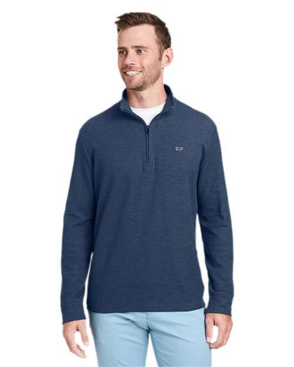vineyard vines K002708 Men's Saltwater Quarter-Zip Pullover
