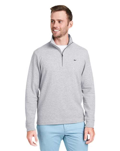 vineyard vines K002708 Men's Saltwater Quarter-Zip Pullover