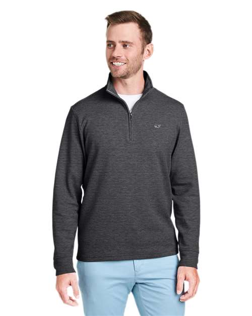 vineyard vines K002708 Men's Saltwater Quarter-Zip Pullover