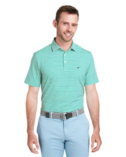 vineyard vines G011145 Men's Heathered Winstead Sankaty Polo