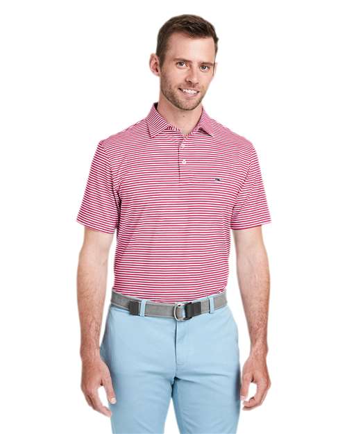 vineyard vines G011145 Men's Heathered Winstead Sankaty Polo