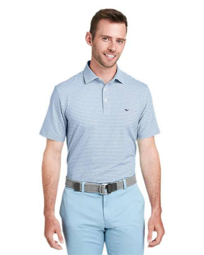 vineyard vines G011145 Men's Heathered Winstead Sankaty Polo