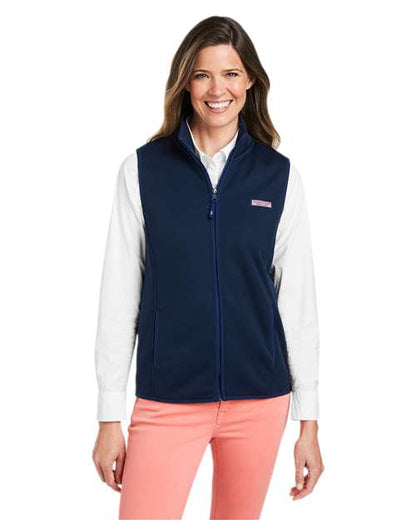 vineyard vines O001411 Women's Mountain Sweater Fleece Vest