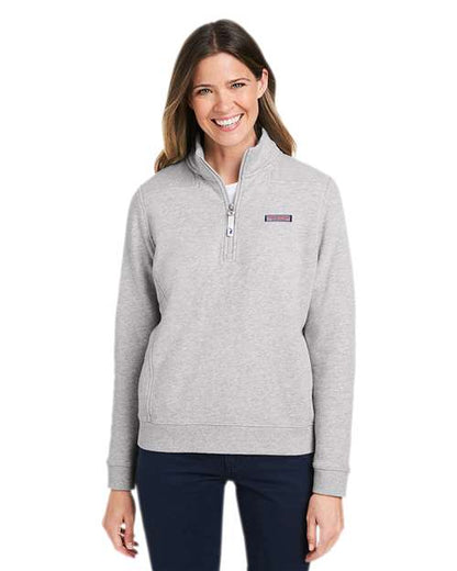 vineyard vines K002795 Women’s Collegiate Shep Quarter-Zip Sweatshirt