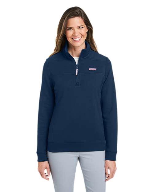 vineyard vines K002795 Women’s Collegiate Shep Quarter-Zip Sweatshirt