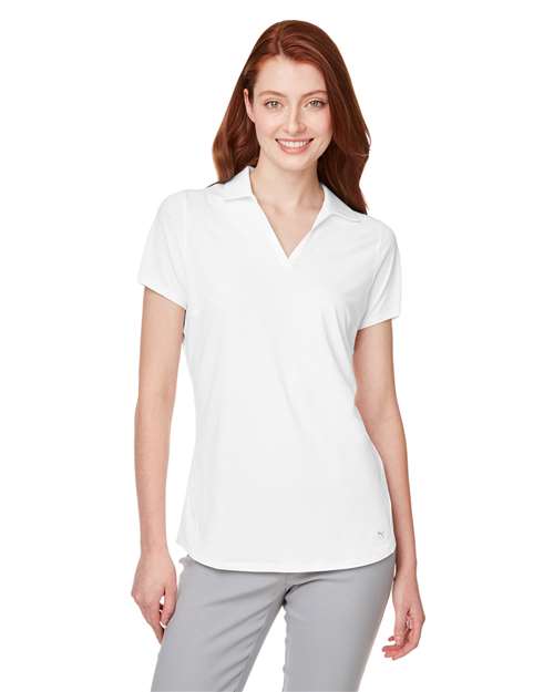 Puma Golf 597695 Women's Cloudspun Free V-neck Polo