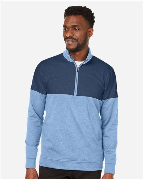 Puma Golf 595803 Men's Cloudspun Warm Up Quarter-Zip Pullover