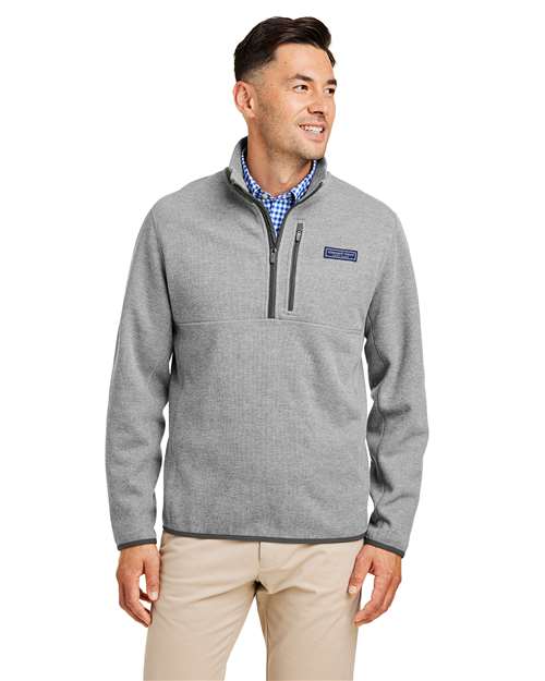 vineyard vines K004694 Men's Mountain Sweaterfleece Quarter-Zip Pullover