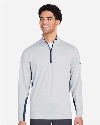 Puma Golf PG410 Men's Mesa Stripe Quarter-Zip Pullover
