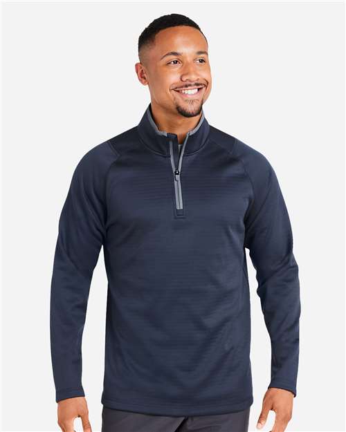 Puma Golf 631105 Men's Waffle Fleece Quarter-Zip Pullover