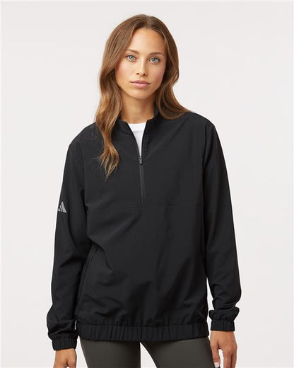Adidas A706 Women's Stretch Woven Half-Zip Pullover