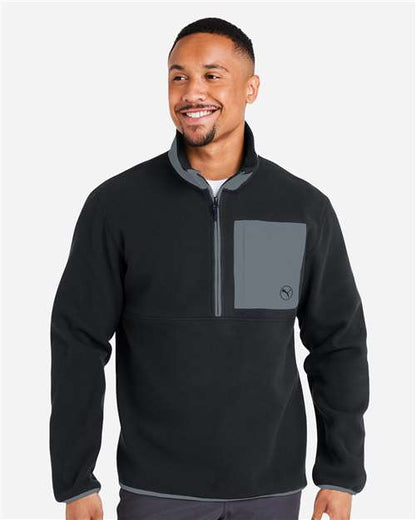 Puma Golf 628407 Men's Fleece Quarter-Zip Pullover