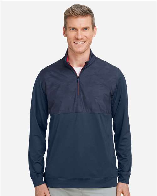 Puma Golf 537472 Men's Volition Camo Cover Quarter-Zip Pullover
