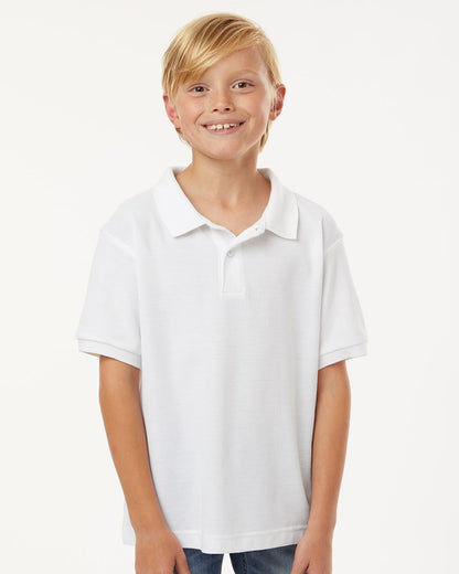 AllPro 62800Y Youth Pique Polo