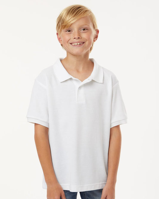 AllPro 62800Y Youth Pique Polo