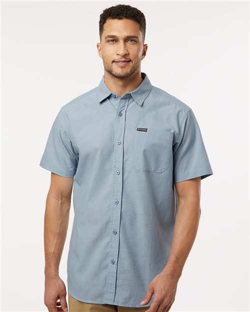 Columbia 199080 Men's Rapid Rivers™ Novelty Short Sleeve Shirt - Star Hats & Embroidery