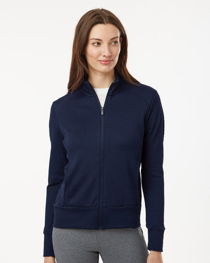 Adidas A1007 Women's Ultimate365 Textured Full-Zip Jacket