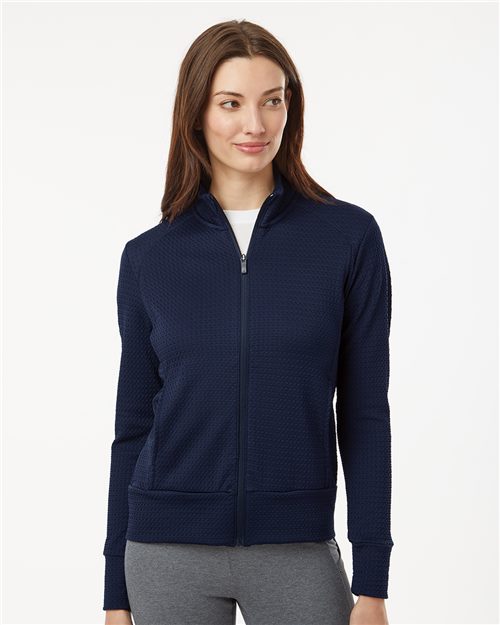 Adidas A1007 Women's Ultimate365 Textured Full-Zip Jacket