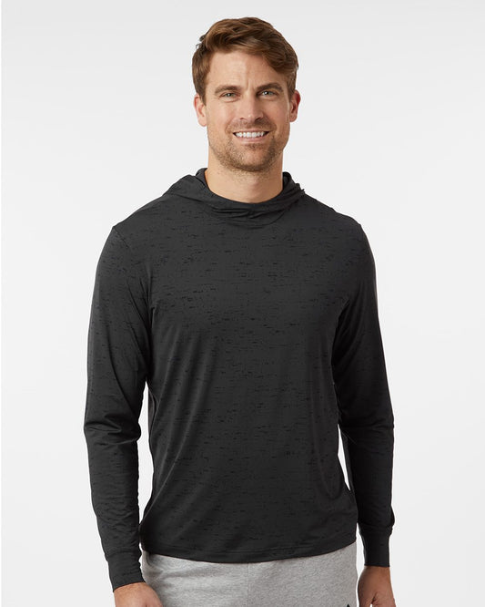 Adidas A2010 Men's Performance Hooded Long Sleeve T-Shirt