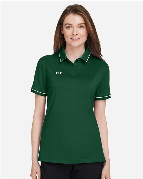 Under Armour 1376905 Women's Tipped Teams Performance Polo