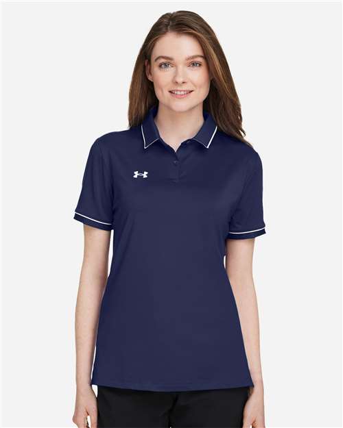 Under Armour 1376905 Women's Tipped Teams Performance Polo