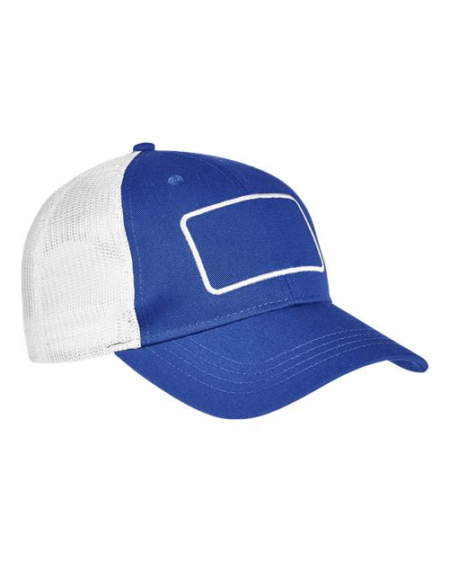 Big Accessories BA656T Patch Trucker Cap