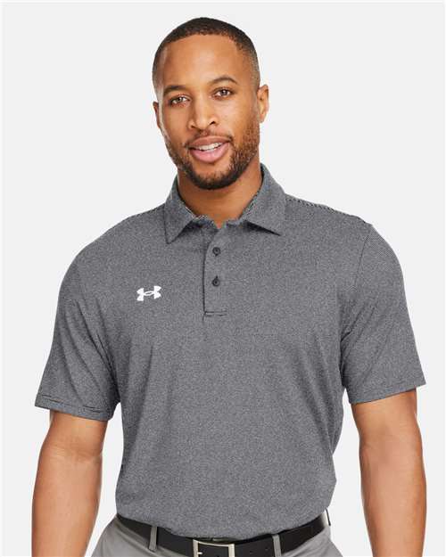 Under Armour 1389853 Men's Destin Drive "UA Playoff Team Stripe" Performance Polo