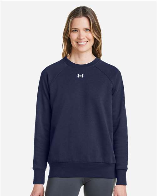 Under Armour 1379508 Women's Rival Fleece Crewneck Sweatshirt