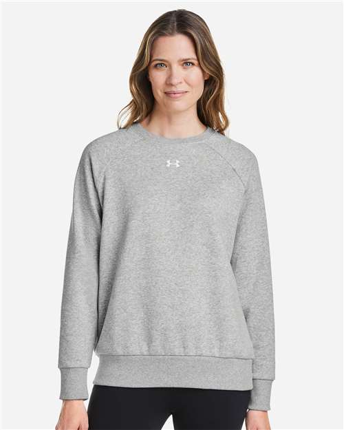 Under Armour 1379508 Women's Rival Fleece Crewneck Sweatshirt