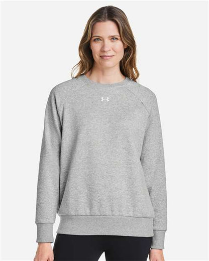 Under Armour 1379508 Women's Rival Fleece Crewneck Sweatshirt