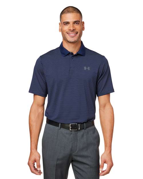 Under Armour 1377376 Men's 3.0 Striped Perf Polo