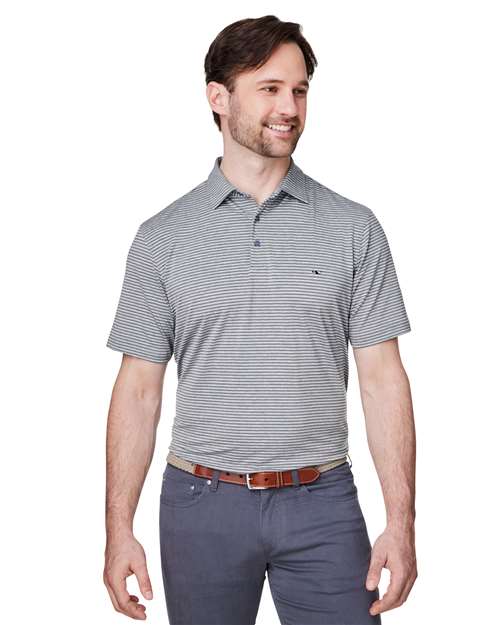 vineyard vines G012426 Men's Bradley Stripe Sankaty Polo