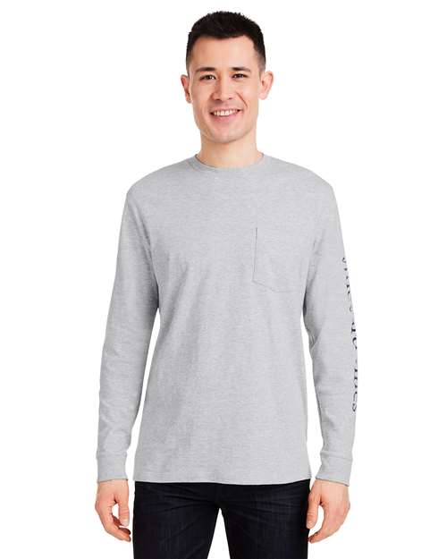 vineyard vines V021214 Unisex Long Sleeve Pocket T-Shirt