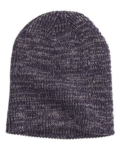 Big Accessories BA524 Ribbed Marled Beanie