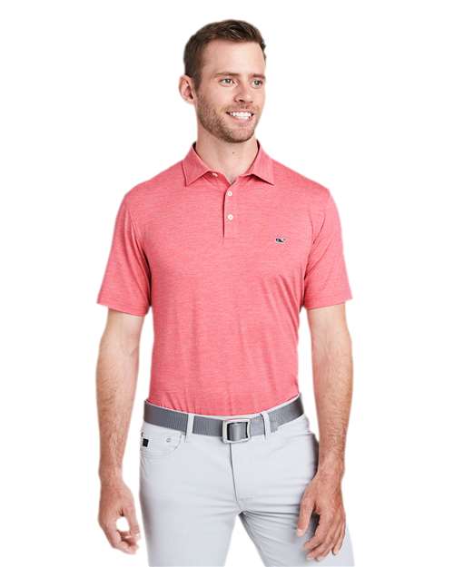 vineyard vines G011146 Men's Destin Stripe Sankaty Polo