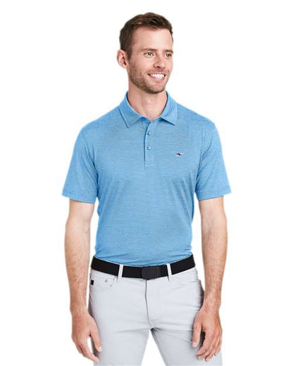 vineyard vines G011146 Men's Destin Stripe Sankaty Polo